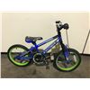 Image 2 : 2 BIKES - BLACK GARNEAU 7-SPEED FRONT SUSPENSION MOUNTAIN BIKE, BLUE SUPERCYCLE SINGLE SPEED  FRONT