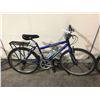 Image 2 : 2 BIKES - BLUE SPORTEK 21-SPEED FRONT SUSPENSION MOUNTAIN BIKE, BLUE INFINITY 18-SPEED HYBRID