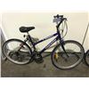 Image 2 : 2 BIKES - RED INFINITY 21-SPEED FULL SUSPENSION MOUNTAIN BIKE, BLUE TRIUMPH 15-SPEED MOUNTAIN BIKE