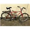 Image 2 : 2 BIKES - BLACK NEXT 21-SPEED FRONT SUSPENSION MOUNTAIN BIKE, RED STREET RUNNER 18-SPEED MOUNTAIN