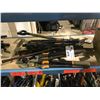 Image 1 : LOT OF ASSORTED HAND TOOLS BOLT CUTTERS & PICK & CROWBARS AND MORE