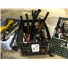 Image 1 : CRATE OF ASSORTED HAND TOOLS, HAMMER & BOLT CUTTERS AND MORE