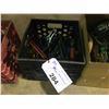 Image 1 : CRATE OF ASSORTED HAND TOOLS, PIPE WRENCHES & CRESCENT WRENCHES AND MORE