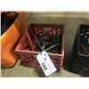 Image 1 : CRATE OF ASSORTED HAND TOOLS, SCREWDRIVERS & CRESCENT WRENCHES AND MORE