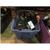 Image 1 : TOTE OF ASSORTED PROLITE 82 STAGE LIGHTS & CUSTOM STEERING WHEEL AND MORE