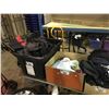 Image 2 : 4 BOXES & 1 TOTE AND BAG OF ASSORTED SHOES & RUNNERS AND CLOTHING