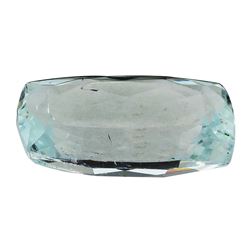 7.43 ct.Natural Cushion Cut Aquamarine