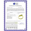 Image 2 : Genuine 0.65 ctw Peridot Ring 14KT Yellow Gold - REF-47Z2N