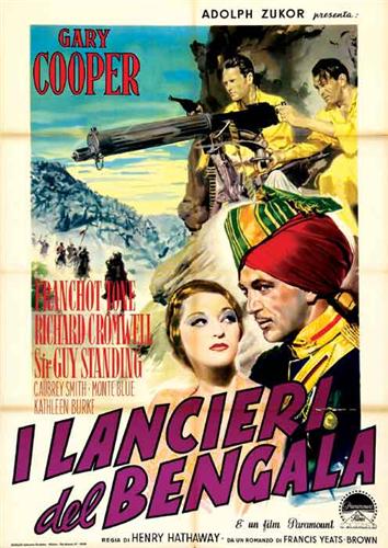 Poster I LANCIERI DEL BENGALA