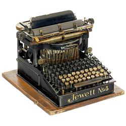 Typewriter Jewett No. 4, 1898