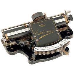 Typewriter Edelmann, 1897