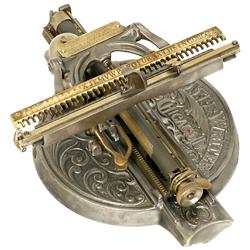 Typewriter Odells Type Writer, 1889