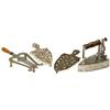 Image 1 : German Slug Iron with 3 Trivets