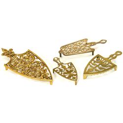 4 Brass Trivets, c. 1900