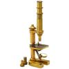 Image 1 : Brass Microscope Carl Zeiss, Jena