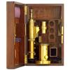 Image 2 : Brass Microscope Oberhuser-Type, c. 1840
