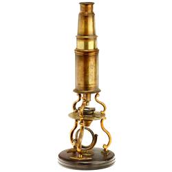 Brass Culpeper-Type Microscope, c. 1800