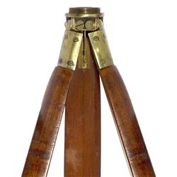 Early Mahogany Tripod for Telescopes