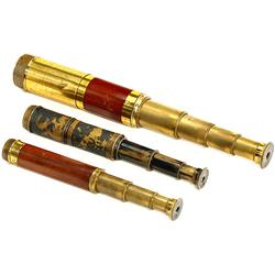 3 Brass Telescopes