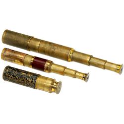 3 Brass Telescopes