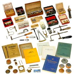 Watchmakers Books and Tools