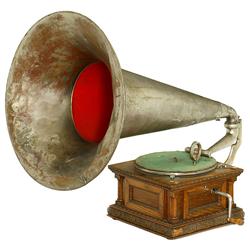 Large German Horn Gramophone, c. 1910