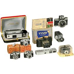 Lot Subminiature Cameras