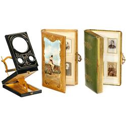 Graphoscope and 2 Photo Albums