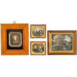 4 Daguerreotypes, 1850-55