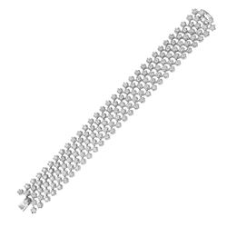 8.83 CTW Diamond Bracelet 14K White Gold - REF-658R3K