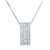 Image 1 : 0.50 CTW Diamond Necklace 14K Yellow Gold - REF-42F2N