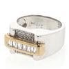 Image 1 : 0.72 CTW Diamond Ring 14K 2Tone Gold - REF-93X3R