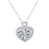 0.30 CTW Diamond Necklace 18K White Gold - REF-58N4Y
