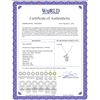 Image 2 : 0.09 CTW Diamond Necklace 14K White Gold - REF-19W6H