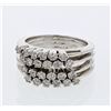 Image 1 : 0.47 CTW Diamond Ring 14K White Gold - REF-71H9M
