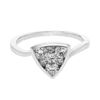 Image 1 : 0.75 CTW Diamond Ring 14K White Gold - REF-80F4N