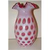Image 1 : CRANBERRY GLASS VASE