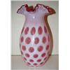 Image 2 : CRANBERRY GLASS VASE