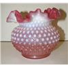Image 1 : CRANBERRY GLASS ROSE BOWL