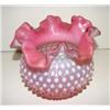 Image 2 : CRANBERRY GLASS ROSE BOWL
