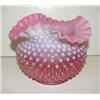Image 2 : CRANBERRY GLASS ROSE BOWL