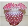 Image 2 : CRANBERRY GLASS ROSE BOWL