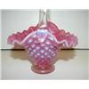 Image 2 : CRANBERRY GLASS BASKET