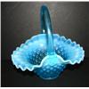 Image 2 : BLUE GLASS BASKET