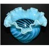 Image 2 : BLUE GLASS ROSE BOWL
