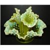 Image 2 : FENTON VASELINE GLASS EPERGNE