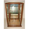 Image 1 : OAK DISPLAY CASE