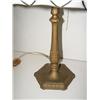 Image 2 : SLAG GLASS TABLE LAMP
