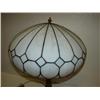 Image 3 : SLAG GLASS TABLE LAMP