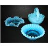 Image 1 : BLUE GLASSWARE LOT